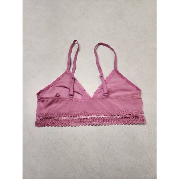 Auden Size S Pink Unlined Lace Bralette - Picture 2 of 4